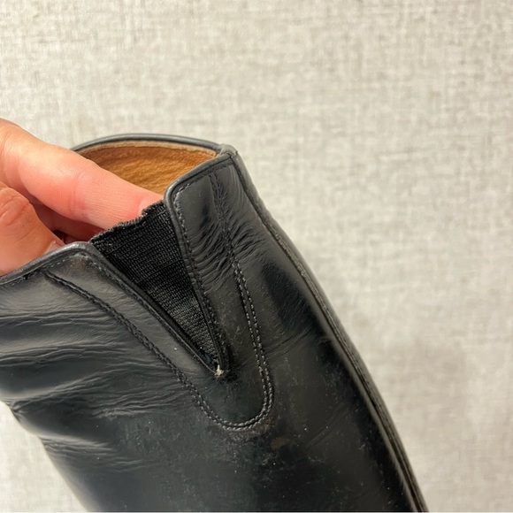 Women's Black Riding Boots - Picture 9 of 13
